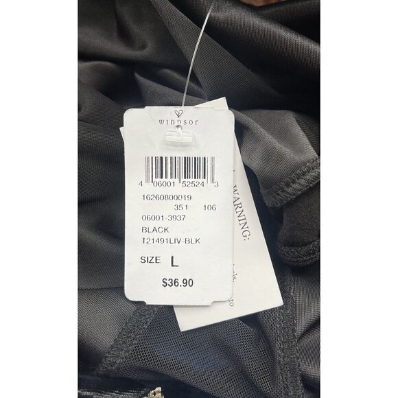 NWT Windsor Womens Bodysuit Size L Rhinestone Long Sleeve Sparkle Embellished - Picture 12 of 12